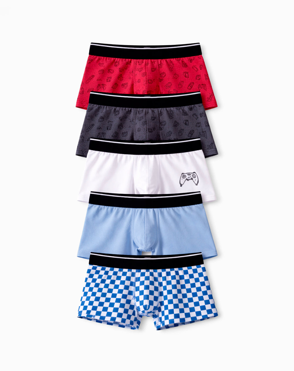 5 bóxers corto surtido