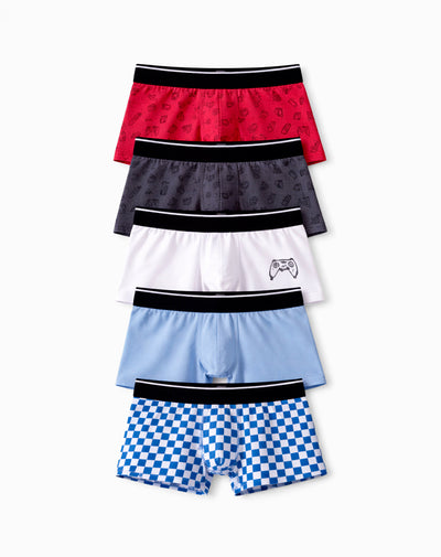 5 bóxers corto surtido