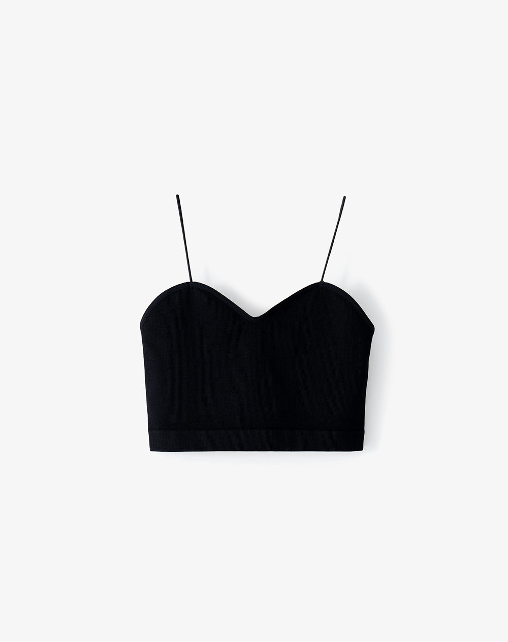 Pack x2 crop top seamless negro + chocolate