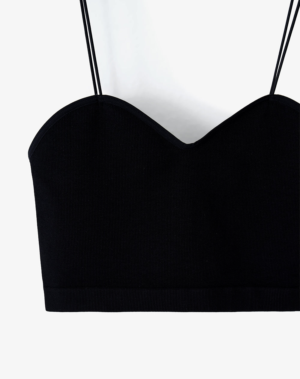 Camiseta ted tiras negra mujer