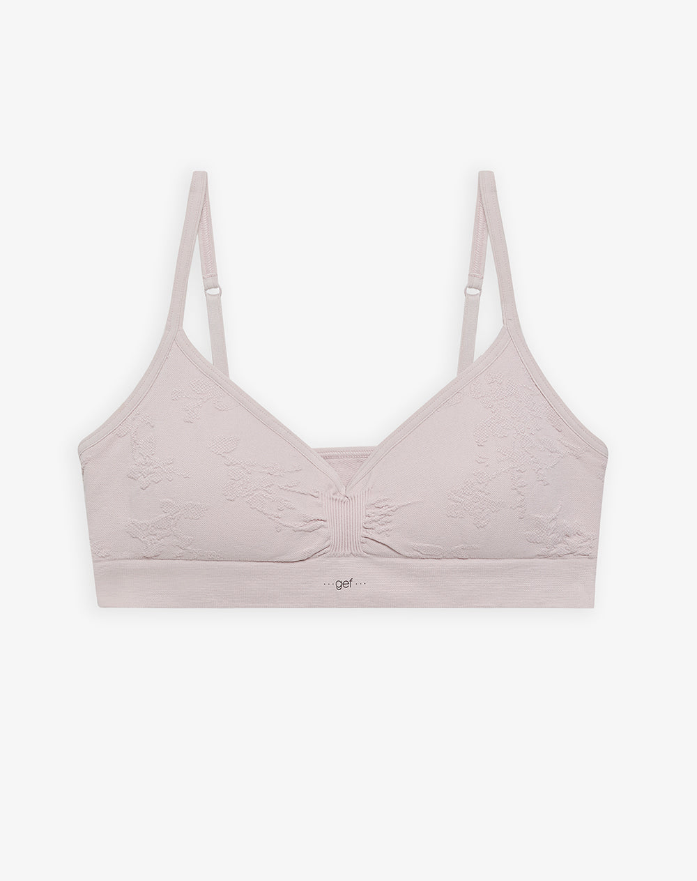 Top soporte medio seamless palo rosa mujer