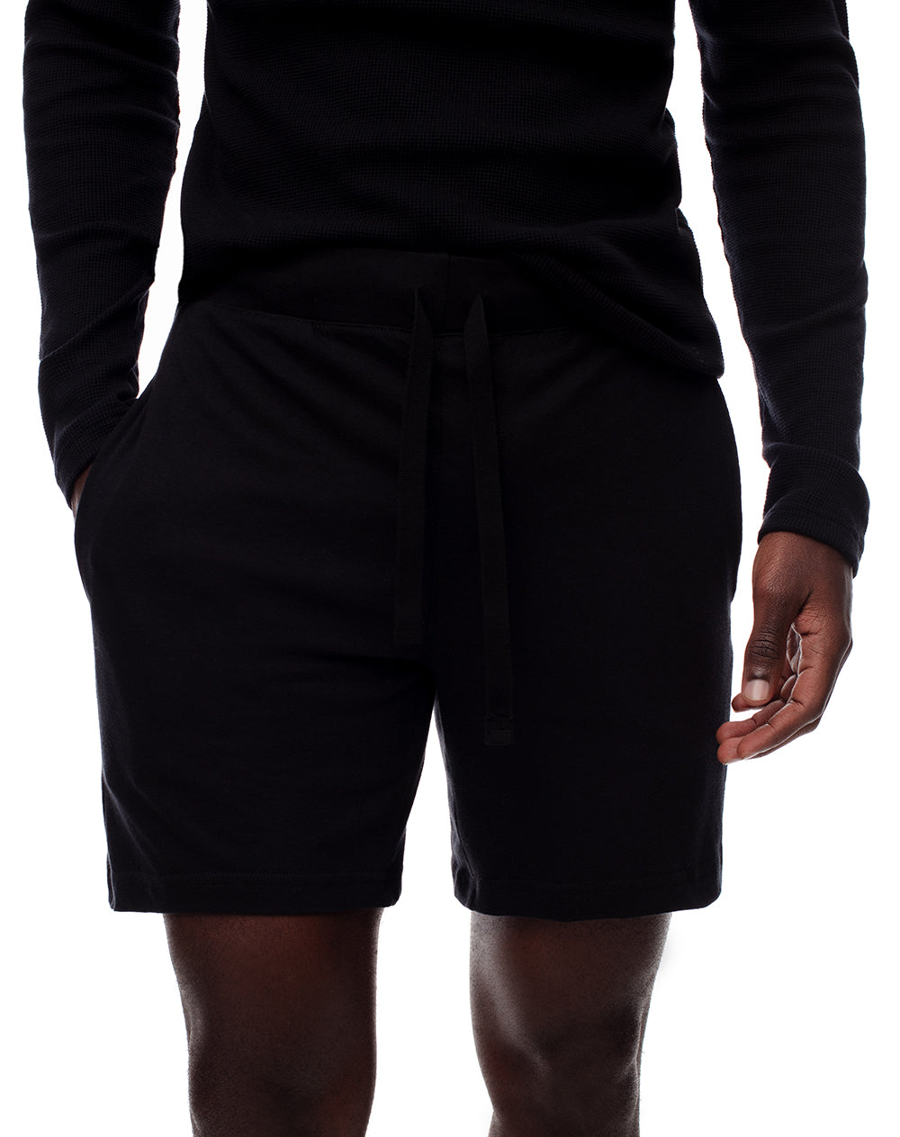 Bermuda regular fit negra