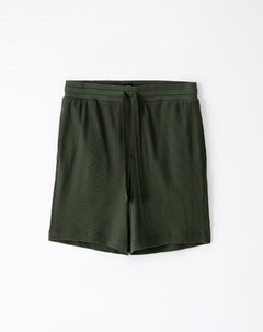 Bermuda relax algodón verde hombre