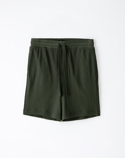 Bermuda relax algodón verde hombre