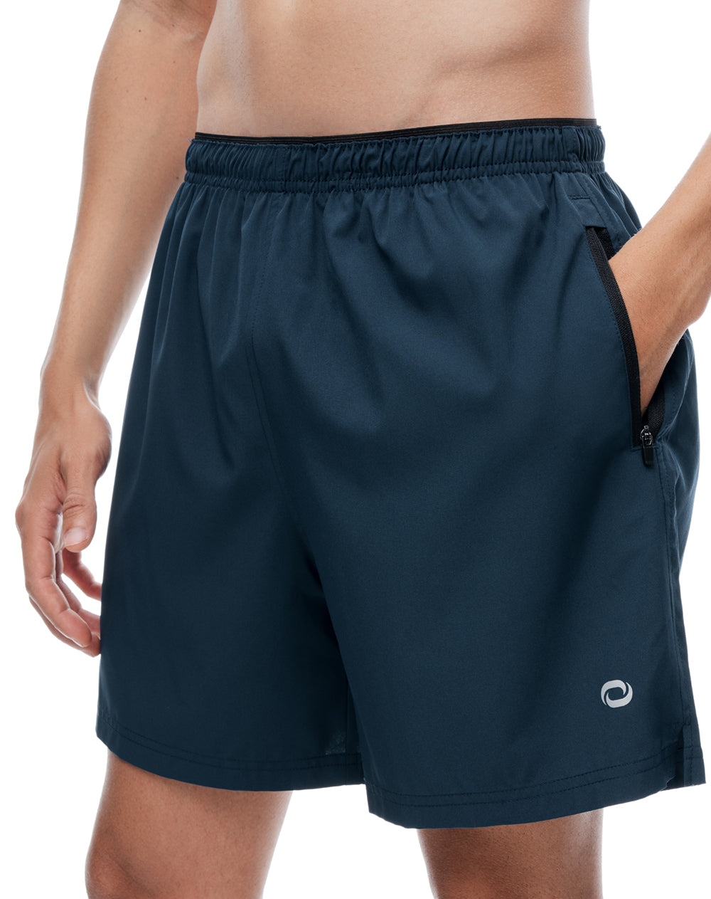 Pantaloneta deportiva azul hombre