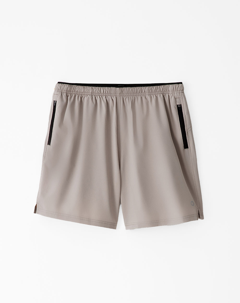 Pantaloneta deportiva malla interna taupe hombre