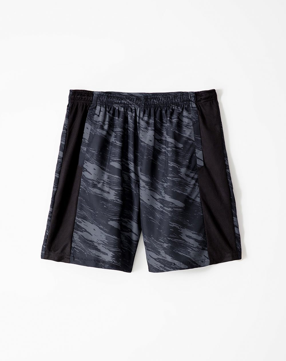 Pantaloneta deportiva secado rápido negra para hombre