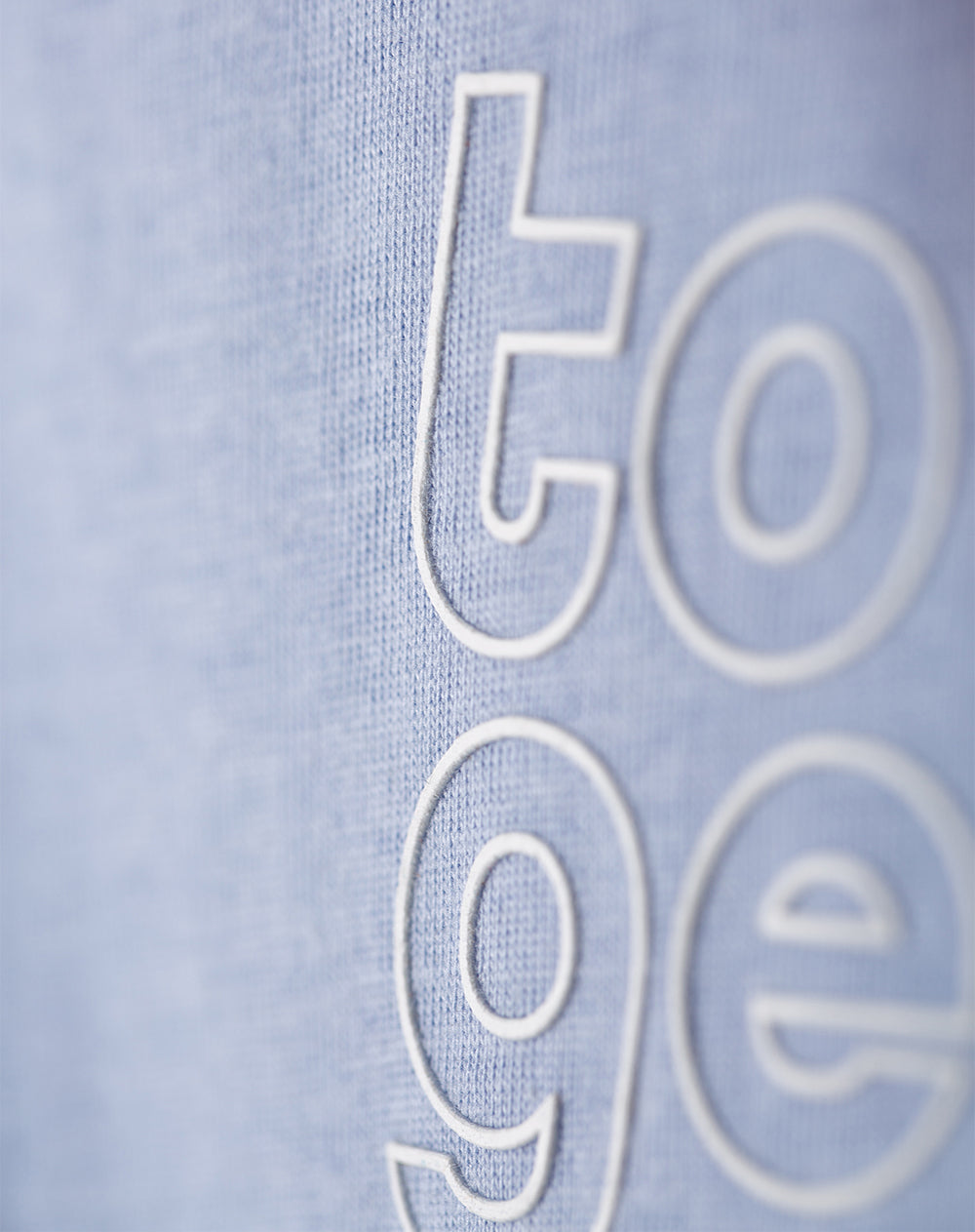 Camiseta oversized fit manga corta azul