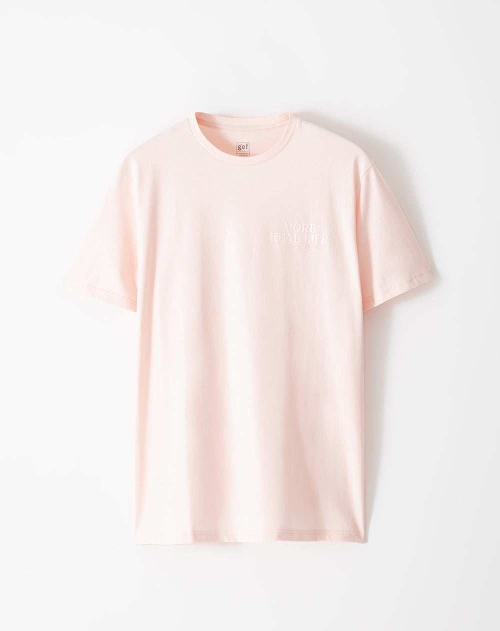Camiseta oversized fit manga corta rosada