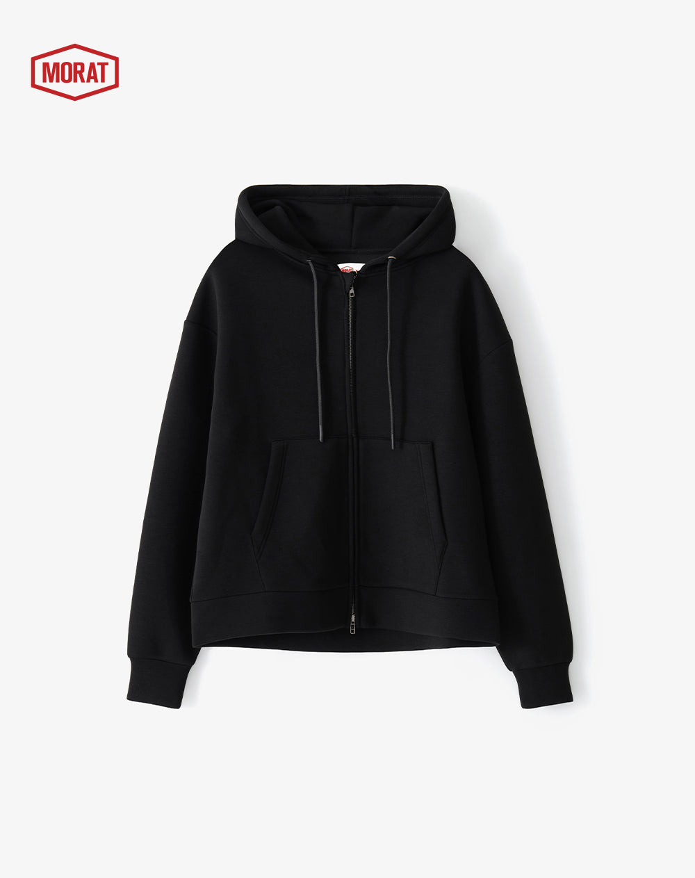 Buzo tipo hoodie negro unisex GEF | MORAT