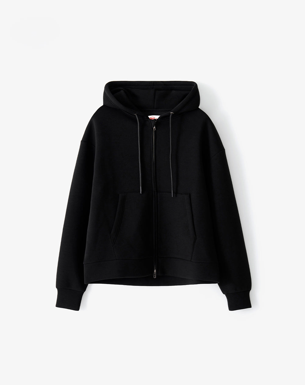 Buzo tipo hoodie negro hombre