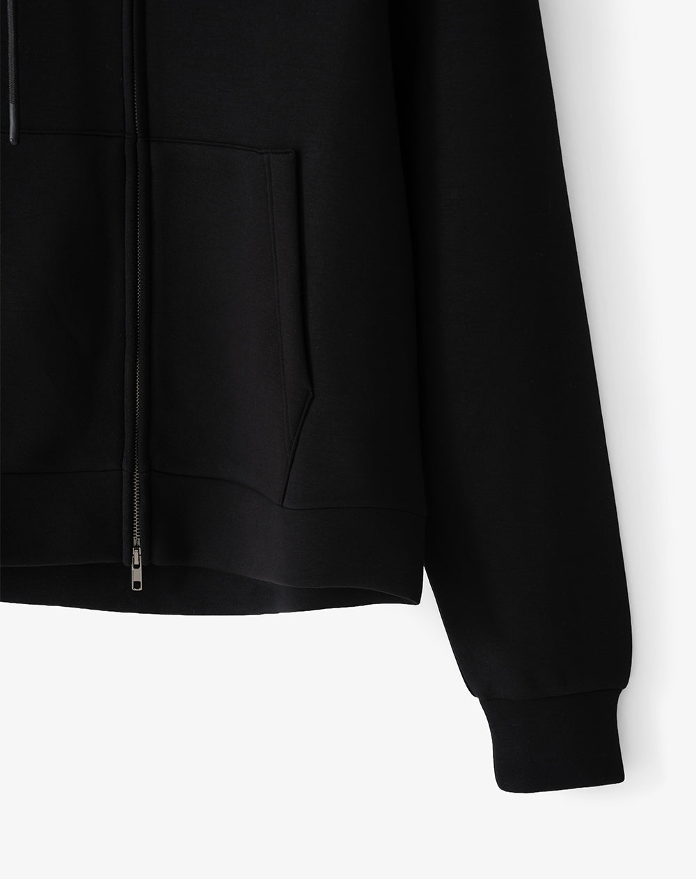 Buzo tipo hoodie negro unisex GEF | MORAT