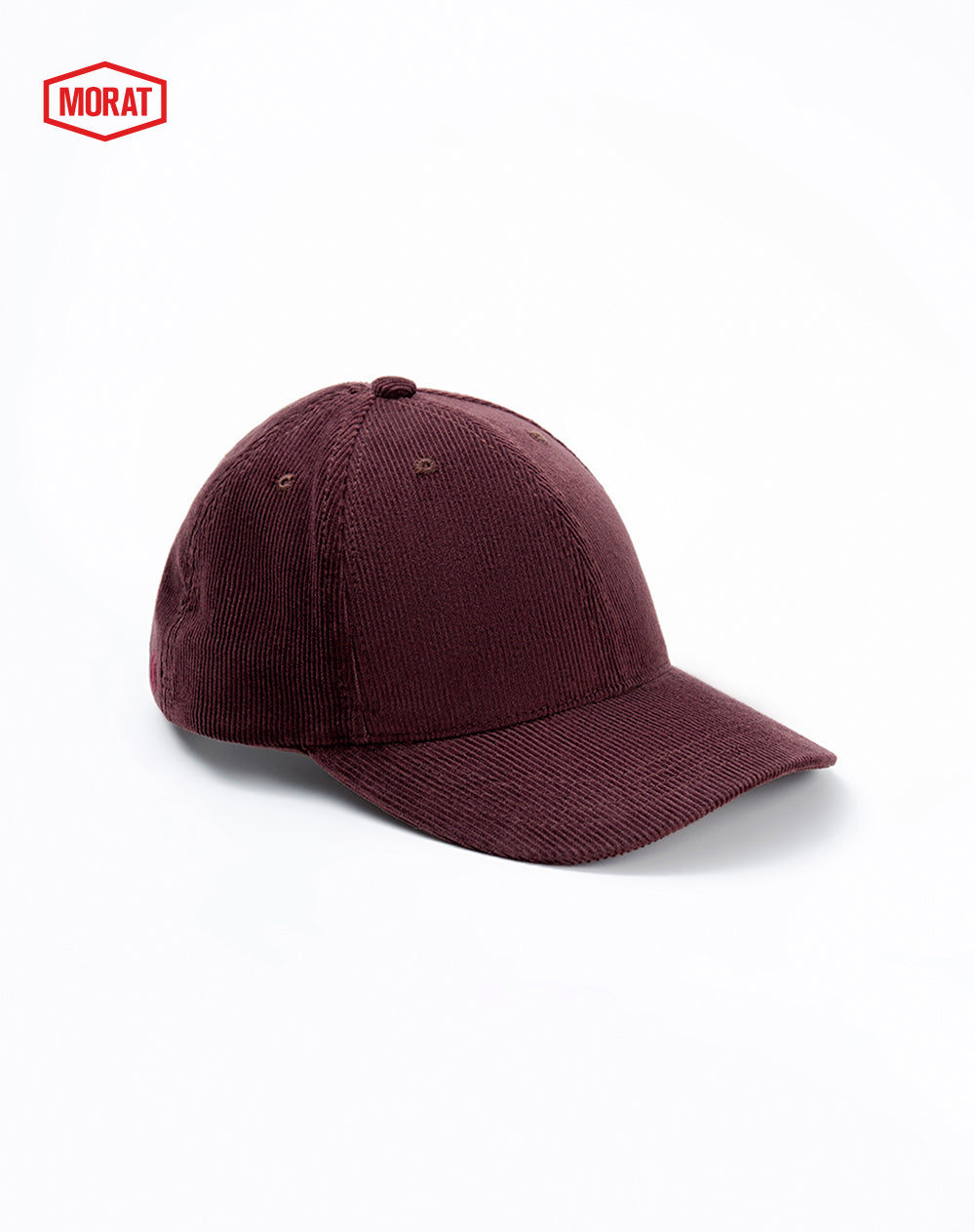 Gorra baseball en corduroy vinotinto unisex GEF | MORAT