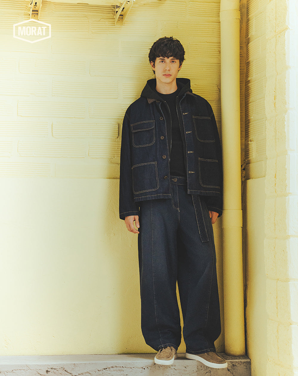 Jean baggy índigo oscuro unisex GEF | MORAT