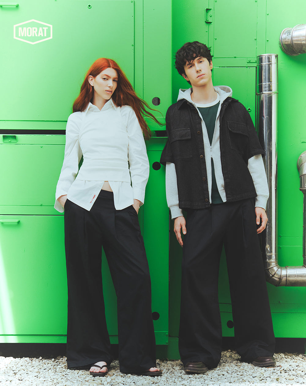 Pantalón sastre negro unisex GEF | MORAT