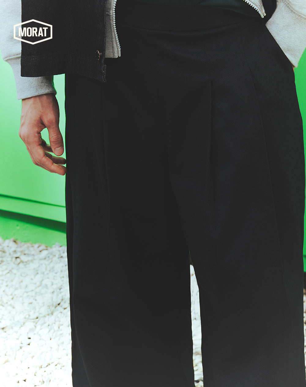 Pantalón sastre negro unisex GEF | MORAT