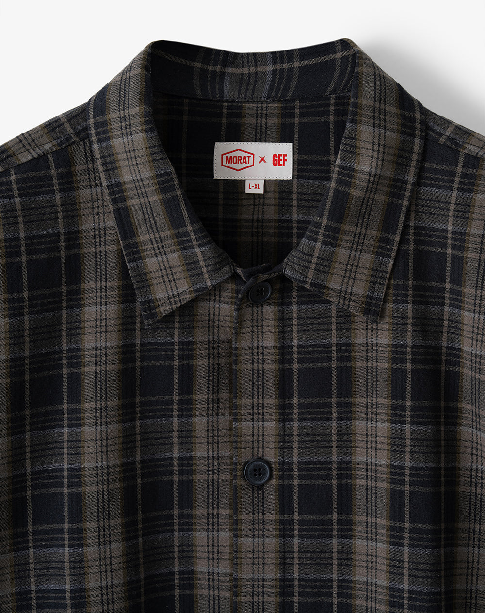 Camisa overshirt cuadros unisex GEF | MORAT