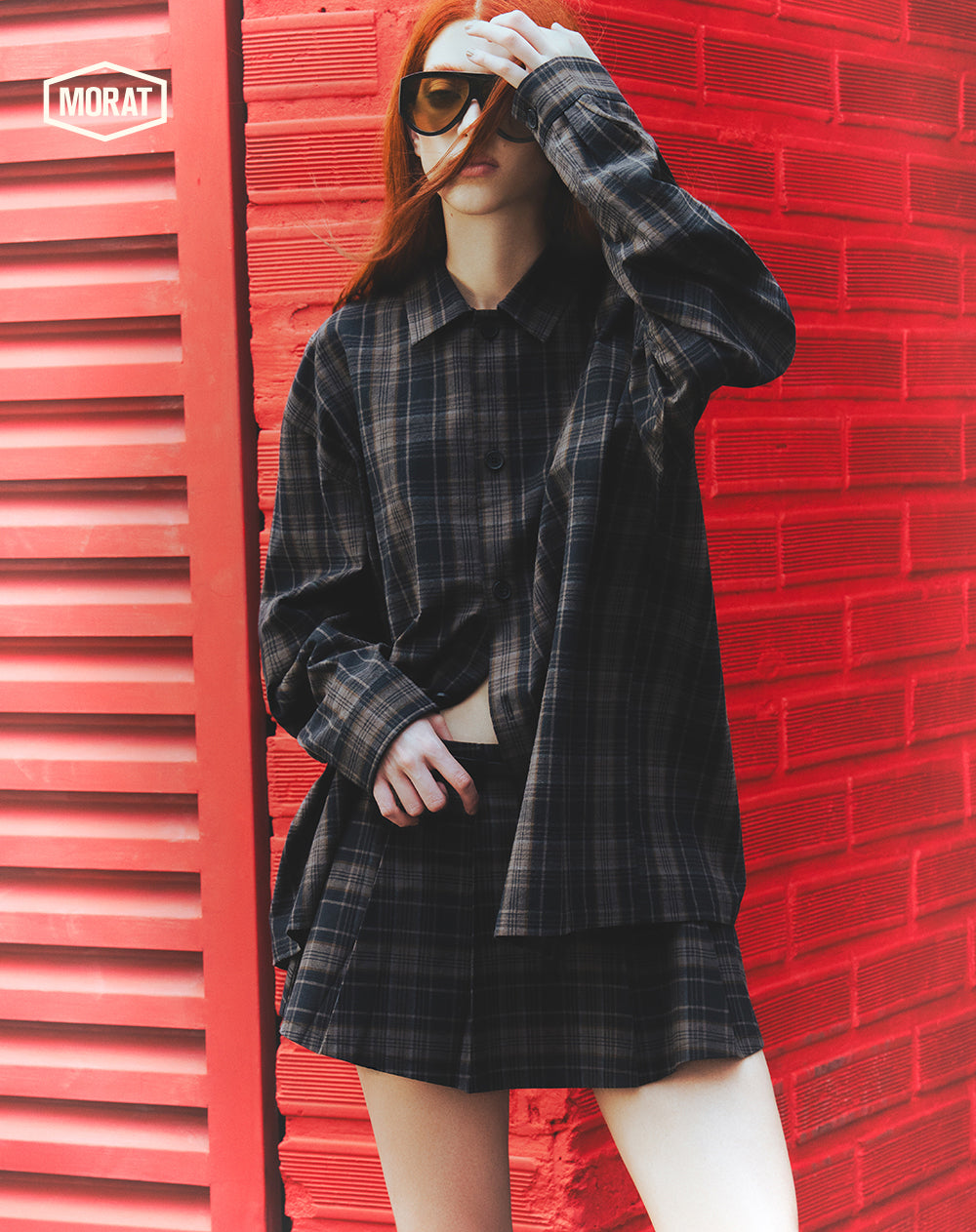 Camisa overshirt cuadros unisex GEF | MORAT