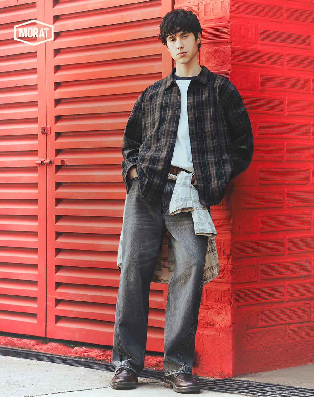 Camisa overshirt cuadros unisex GEF | MORAT