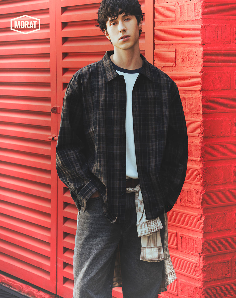 Camisa overshirt cuadros unisex GEF | MORAT