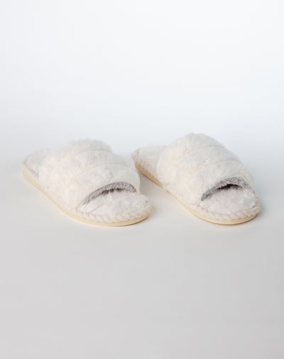 Zapatos pantufla crudo