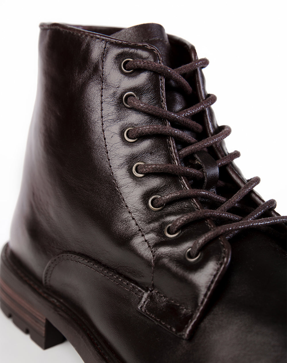 Botas caña baja cafe