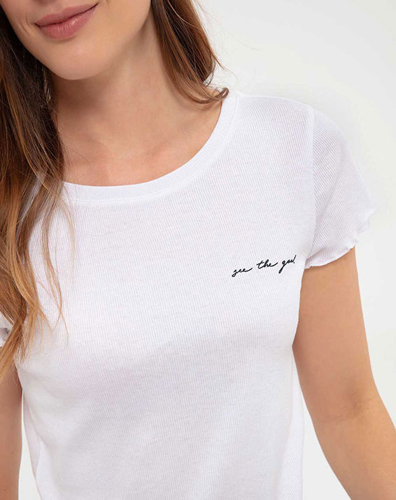 Increíble instante dueño Camiseta para Mujer Lefro Blanca Compra Online | Gef® Colombia