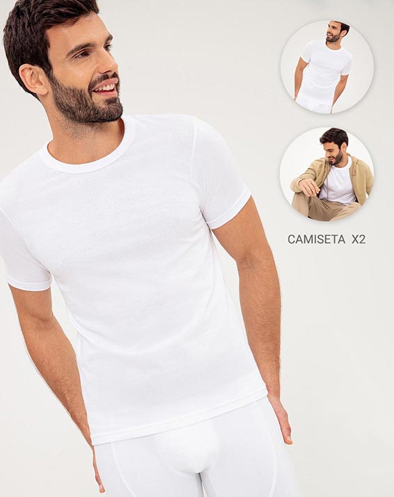 Escalera Paloma Acerca de la configuración Camiseta Duo Hercules Blanca Compra Online | Gef® Colombia