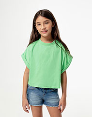 Camiseta Verde para Niña - Compra Online Camiseta Verde para Niña en
