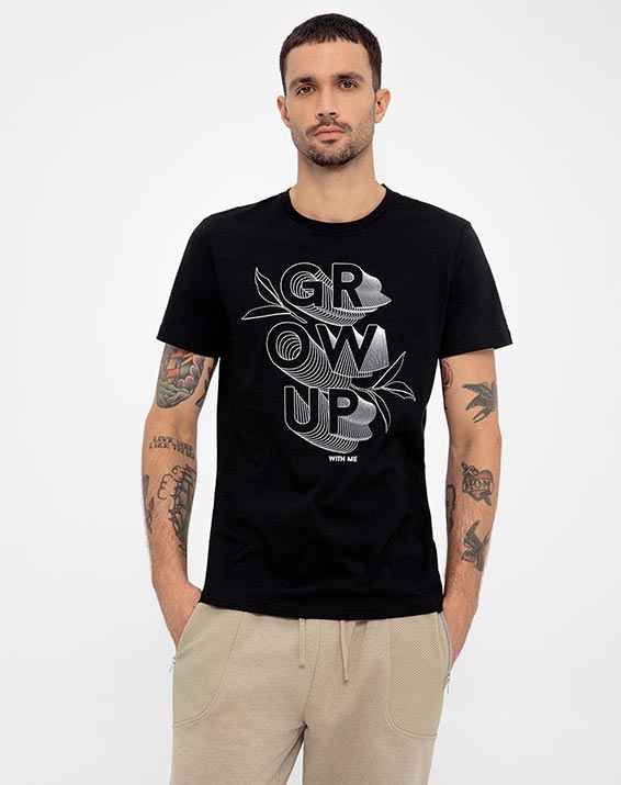 Camiseta Negra Para Hombre - Compra Online Camiseta .co