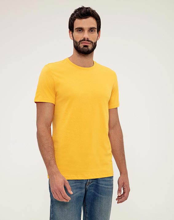 Camisetas Amarillas de Hombre, Nueva Colección Online