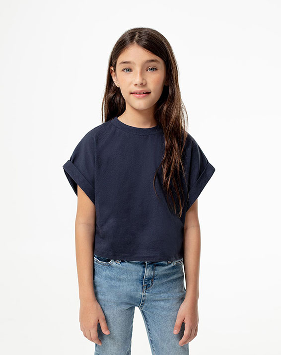 Camiseta de niña Casual azul